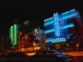 .., Florida, Miami Beach - Ocean Drive - Colony by night