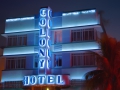 .., Florida, Miami Beach - Ocean Drive - Colony by night
