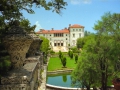 .., Florida, Miami - Villa Viscaya - Wall - Garden - Backside