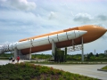 .., Florida, KSC - Space Shuttle Booster Tank