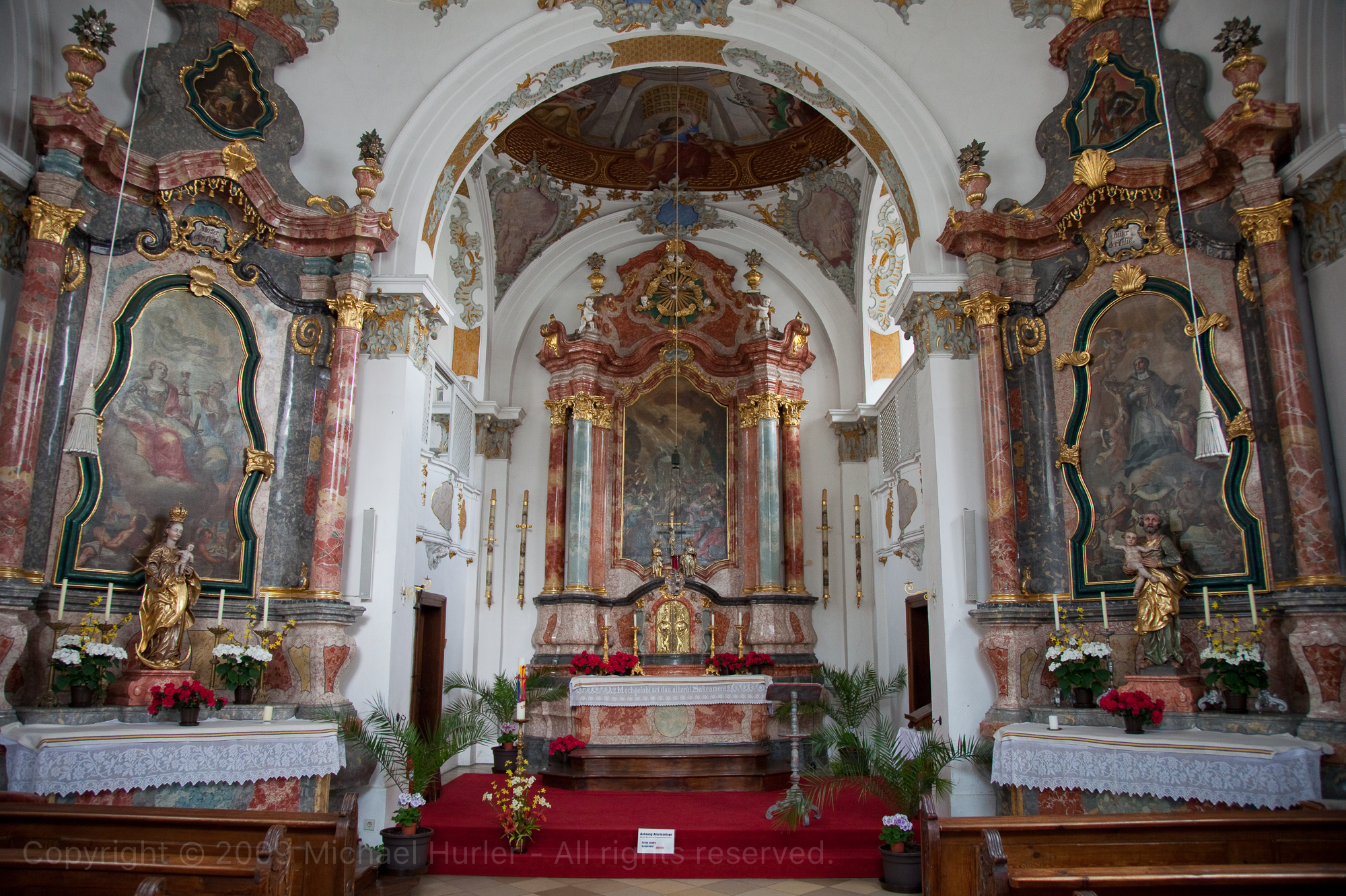 02.05.2009, Frühling im Allgäu, Kirche in Füssen