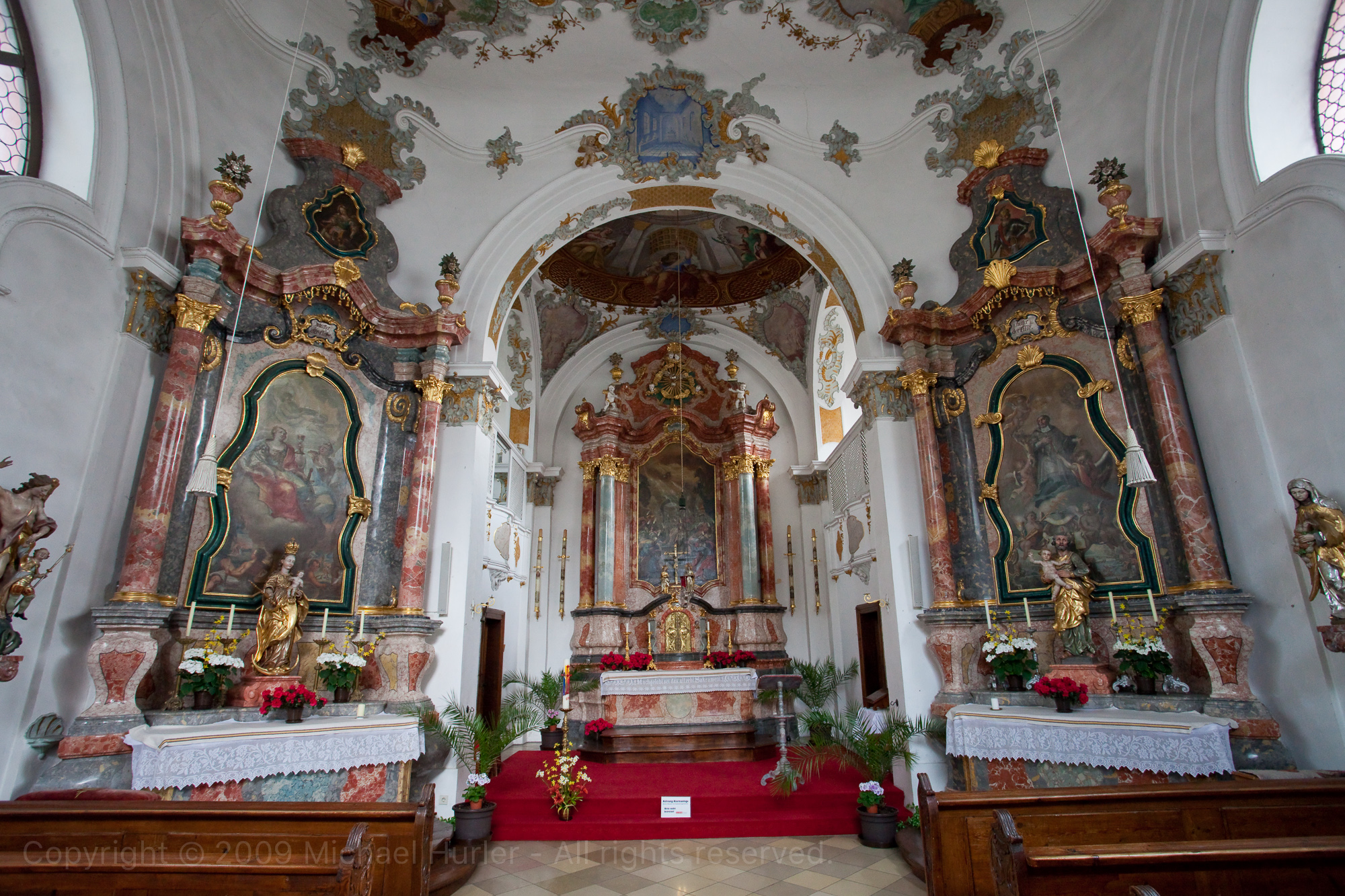 02.05.2009, Frühling im Allgäu, Kirche in Füssen