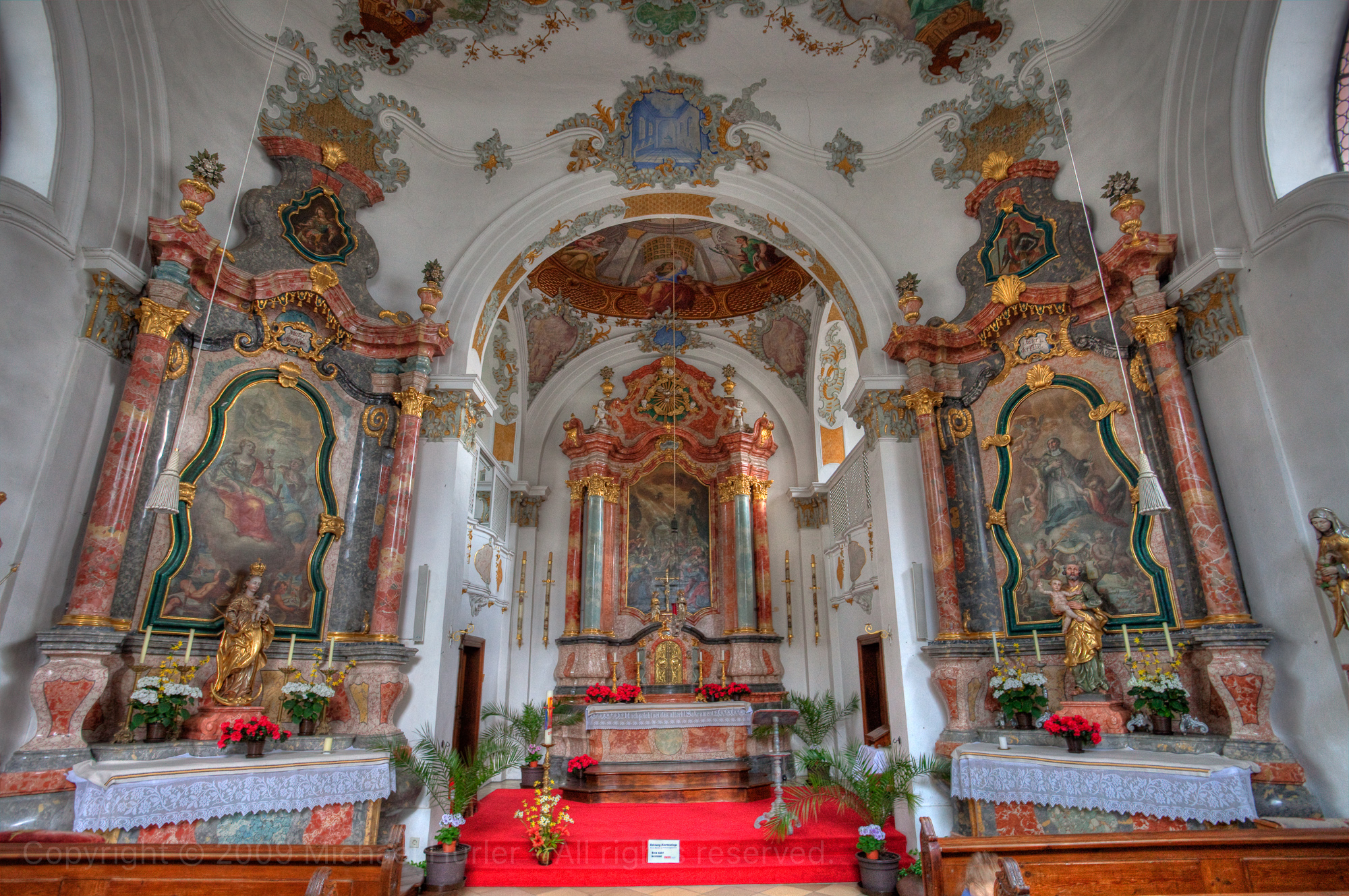 02.05.2009, Frühling im Allgäu, Kirche in Füssen
