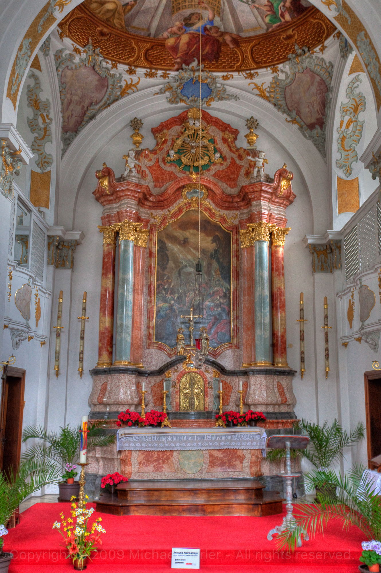 02.05.2009, Frühling im Allgäu, Kirche in Füssen