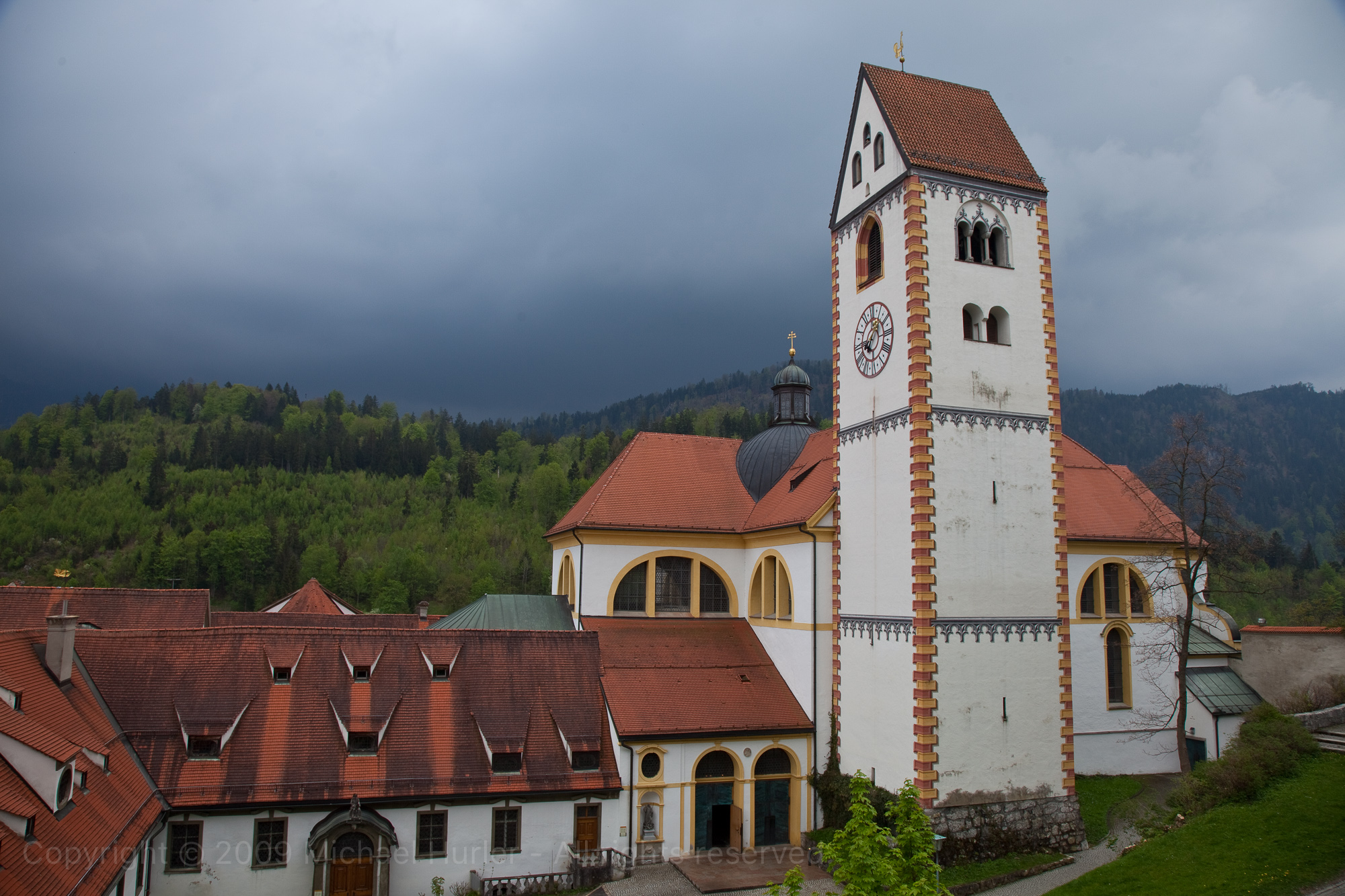 02.05.2009, Frühling im Allgäu, Kloster Sankt Mang in Füssen