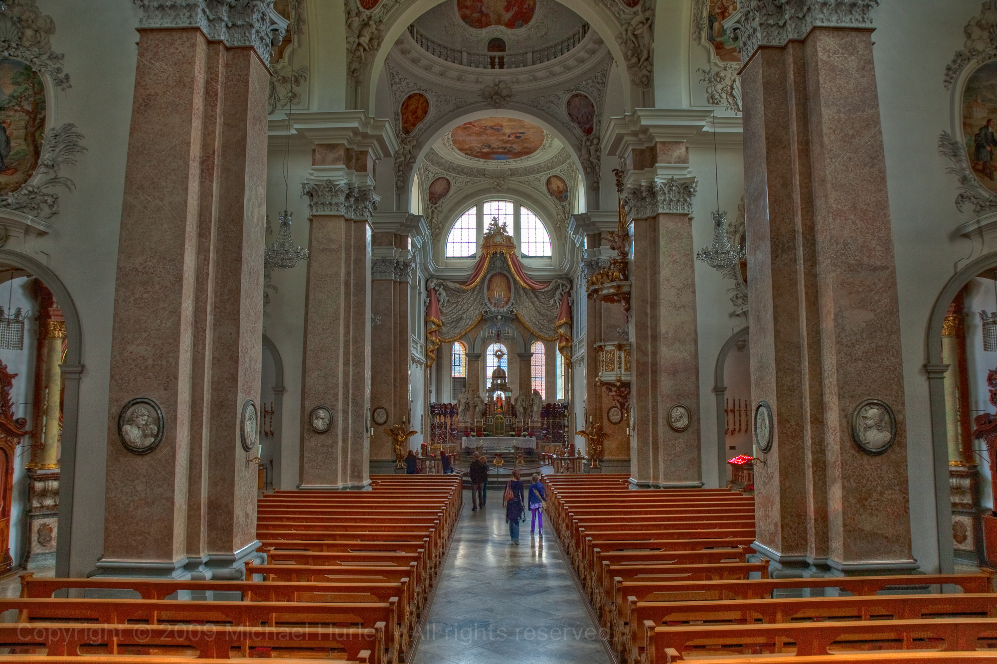 02.05.2009, Frühling im Allgäu, Klosterkirche Sankt Mang in Füssen