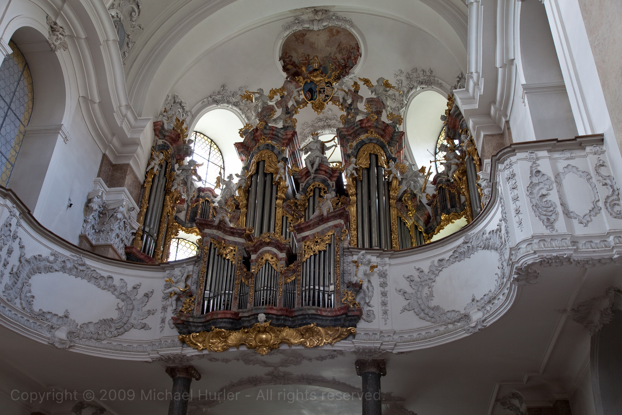 02.05.2009, Frühling im Allgäu, Klosterkirche Sankt Mang in Füssen