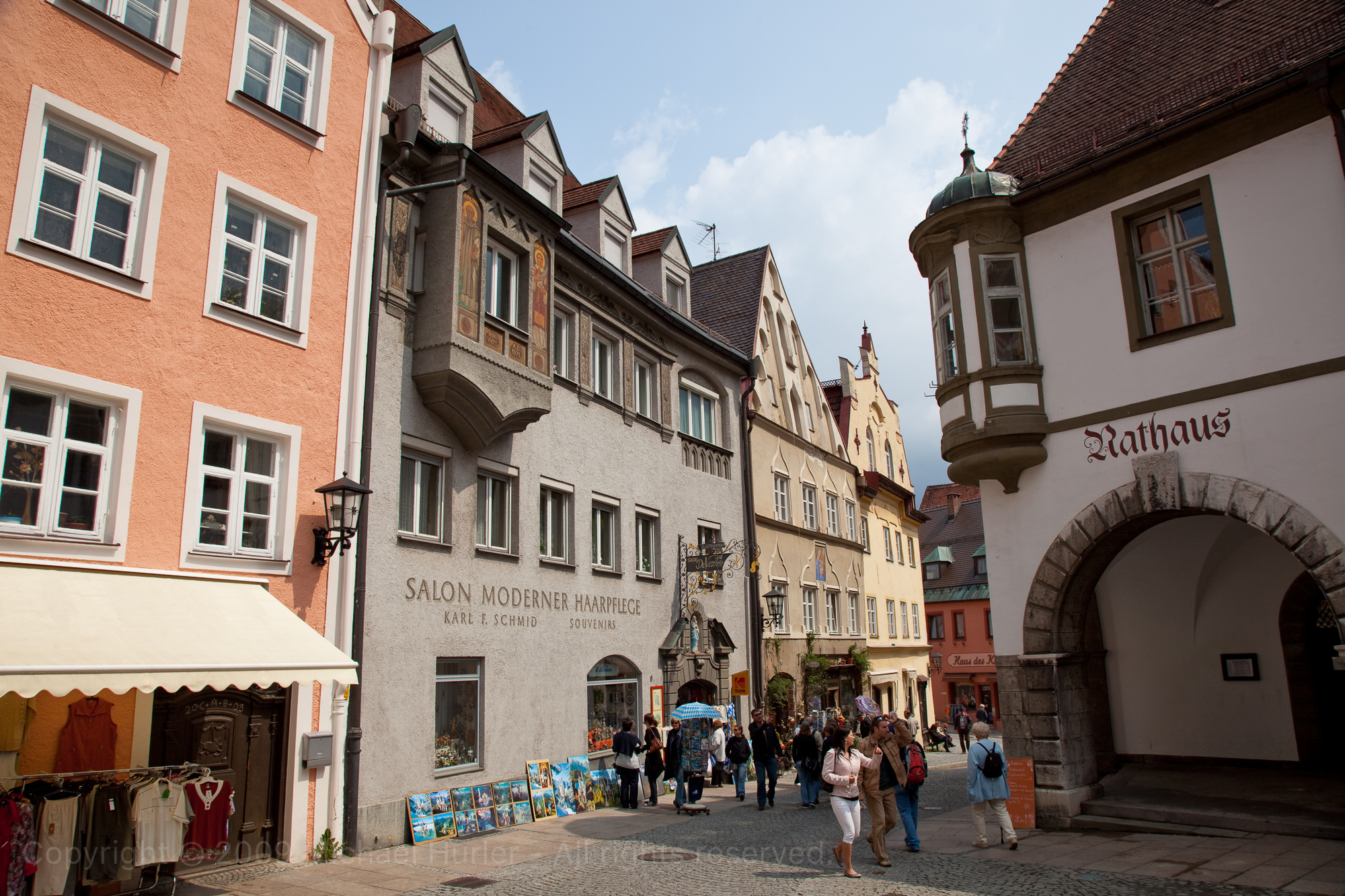 02.05.2009, Frühling im Allgäu, Altstadt Füssen