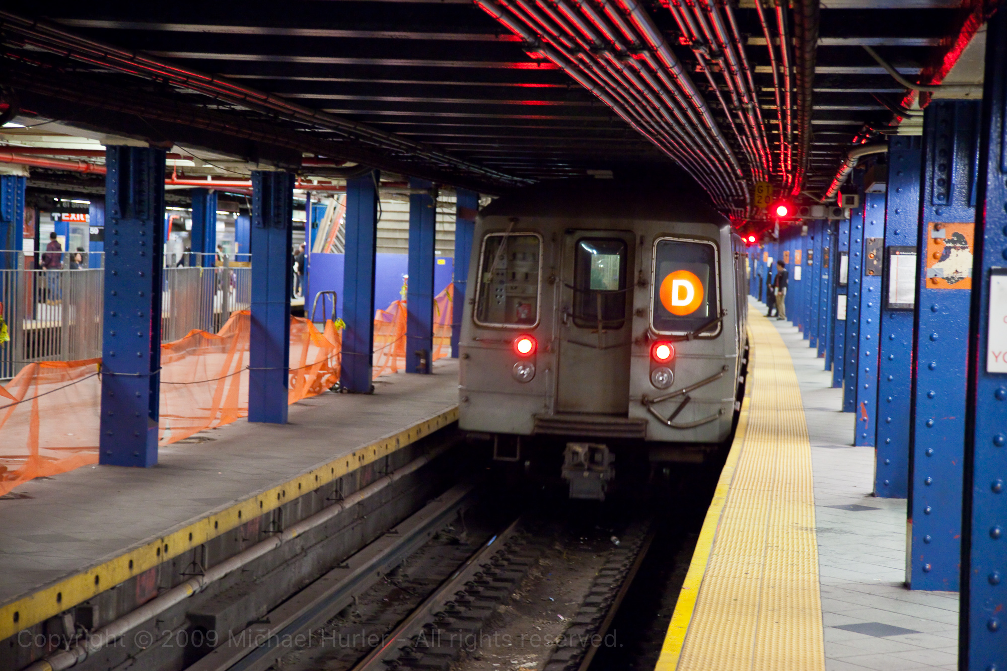 12.09.2009, New York und Chicago, In der New Yorker U-Bahn