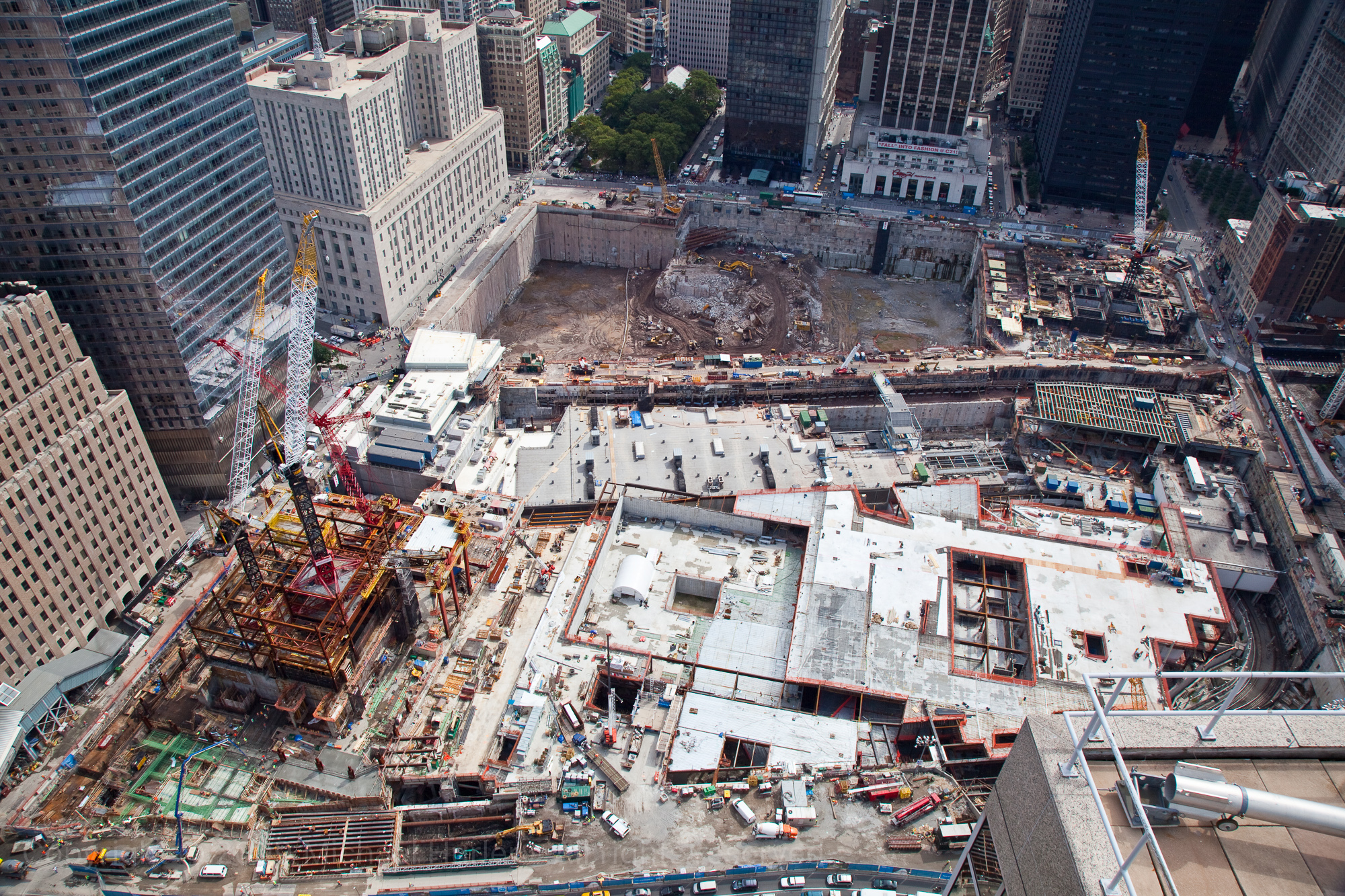14.09.2009, New York und Chicago, Ground Zero