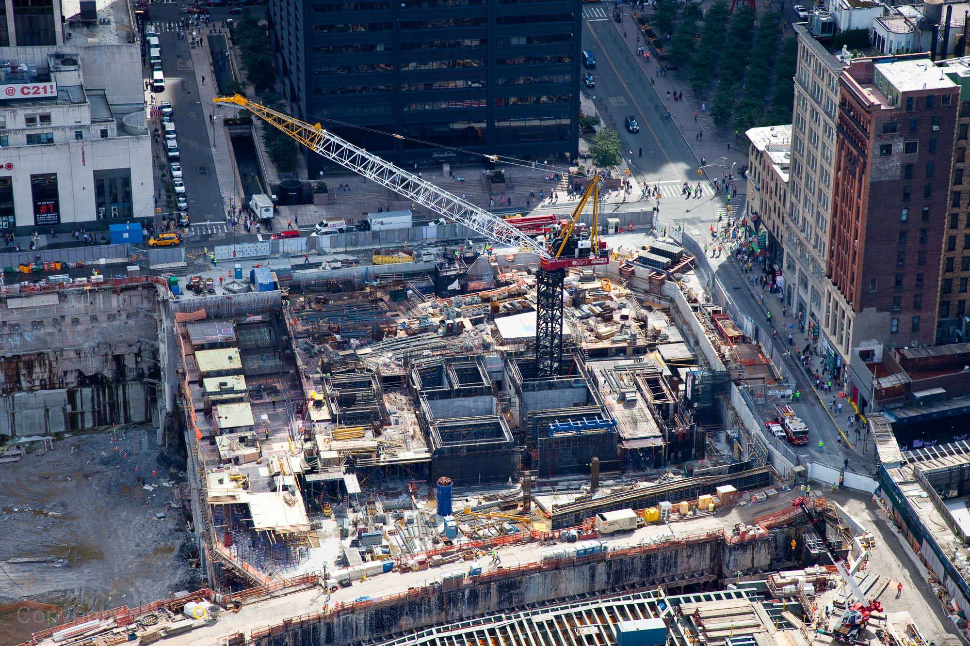 14.09.2009, New York und Chicago, Ground Zero