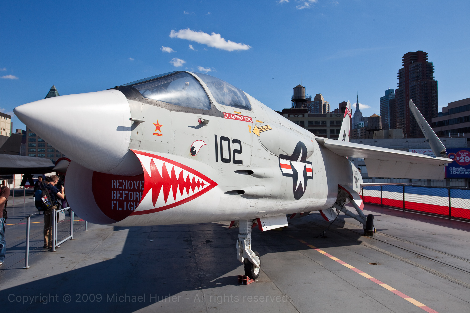 11.10.2009, New York und Chicago, Auf der USS Intrepid