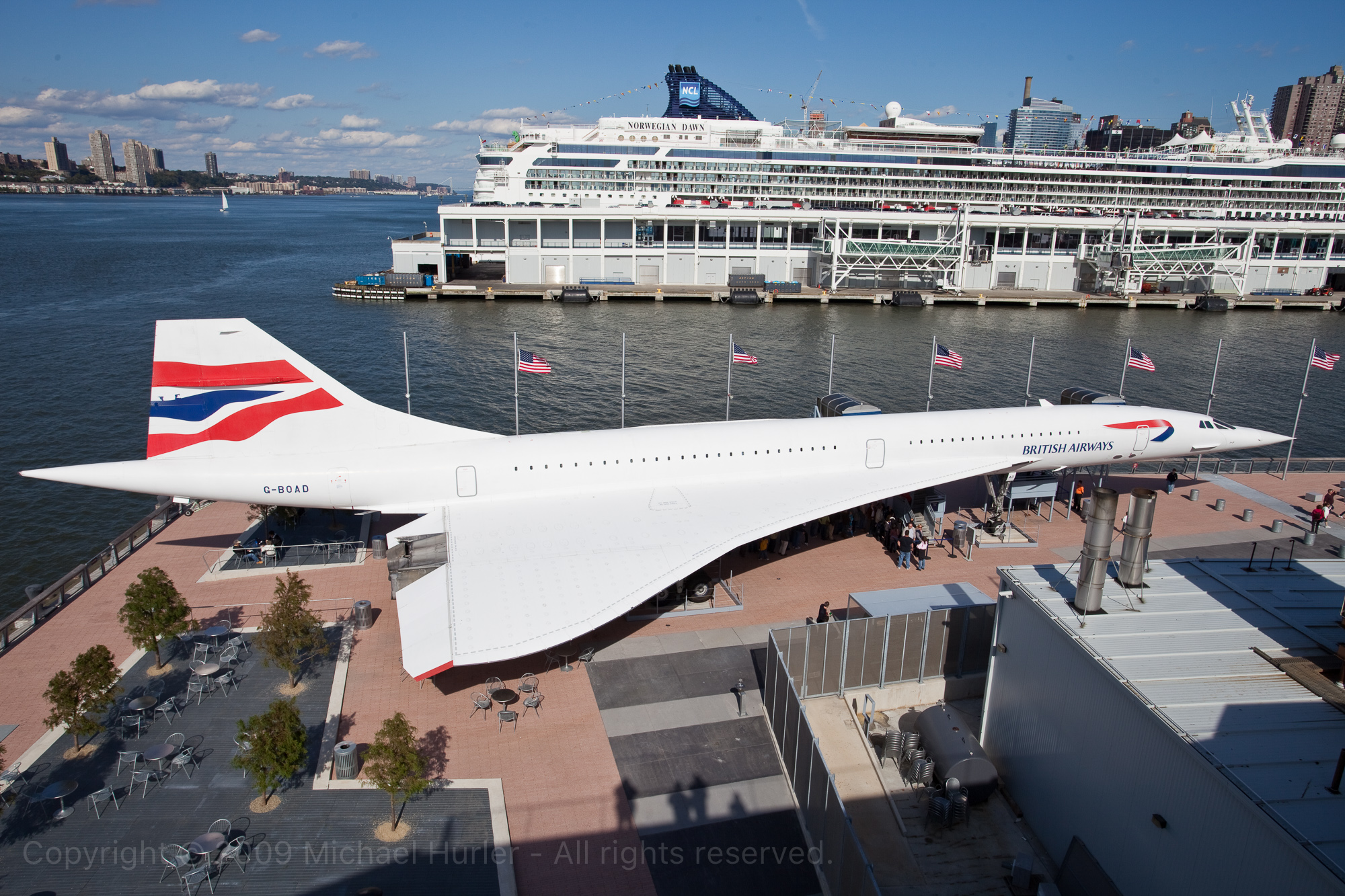 11.10.2009, New York und Chicago, Auf der USS Intrepid - Die Concorde