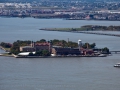 14.09.2009, New York und Chicago, Impressionen vom Dach des 2 World Financial Center - Ellis Island