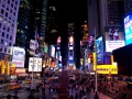 13.10.2009, New York und Chicago, Am Times Square by Night