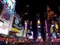 13.10.2009, New York und Chicago, Am Times Square by Night