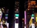13.10.2009, New York und Chicago, Am Times Square by Night