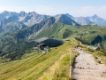 14.08.2015, Oberstdorfurlaub, Über den Fellhornrücken