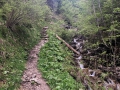 16.05.2016, Oberstdorf Weg zum historischen Dorf Gerstruben