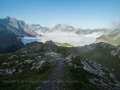 21.08.2016, Bärentrek - Von Mürren nach Kandersteg, Von der Blüemlisalphütte zum Öschinensee