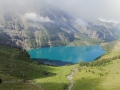 21.08.2016, Bärentrek - Von Mürren nach Kandersteg, Von der Blüemlisalphütte zum Öschinensee