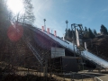 Die Oberstdorfer Skisprungschanze 14.03.2017 Allgäu, Bayern, Deutschland, Europa, Frühjahr, Frühling, Lenz, METEOROLOGIE, Oberstdorf, Spring, WETTER