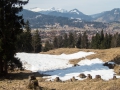 Blick zurück nach Oberstdorf 14.03.2017 Allgäu, Bayern, Deutschland, Europa, Frühjahr, Frühling, Lenz, METEOROLOGIE, Oberstdorf, Spring, WETTER