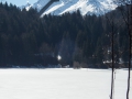 Am Freibergsee mit Skiflugschanze 16.03.2017 Allgäu, Bayern, Deutschland, Europa, Freibergsee, Frühjahr, Frühling, Lenz, METEOROLOGIE, Oberstdorf, Spring, WETTER