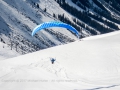 Gleitschirmflieger am Höfatsblick 20.03.2017 Allgäu, Bayern, Deutschland, Europa, Frühjahr, Frühling, Lenz, METEOROLOGIE, Nebelhorn, Oberstdorf, Spring, WETTER