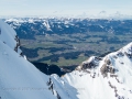 Blick in Richtung Alpenvorland 20.03.2017 Allgäu, Bayern, Deutschland, Europa, Frühjahr, Frühling, Lenz, METEOROLOGIE, Nebelhorn, Nebelhorn Gipfel, Oberstdorf, Spring, WETTER