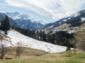 Außernebenwasserweg - Blick nach Mittelberg 23.03.2017 Allgäu, Bayern, Deutschland, Europa, Frühjahr, Frühling, Kleinwalsertal, Lenz, METEOROLOGIE, Spring, WETTER