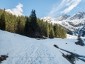Im Wildenbachtal - Auf dem Weg zur oberern Wiesalpe 23.03.2017 Allgäu, Bayern, Deutschland, Europa, Frühjahr, Frühling, Kleinwalsertal, Lenz, METEOROLOGIE, Spring, WETTER, Wildenbachtal