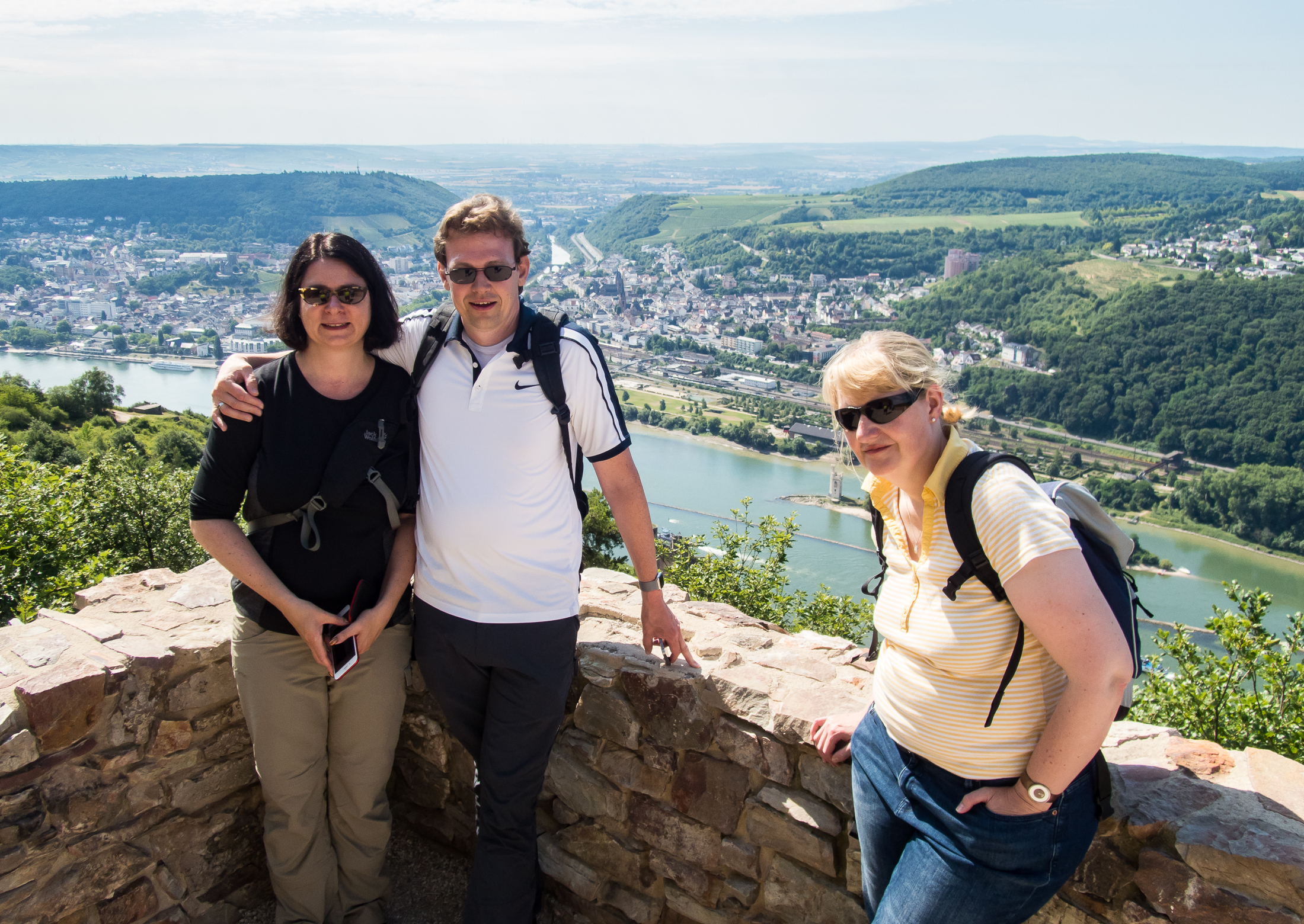 08.07.2017, Am Niederwald: Auf dem Weg zum Niederwalddenkmal