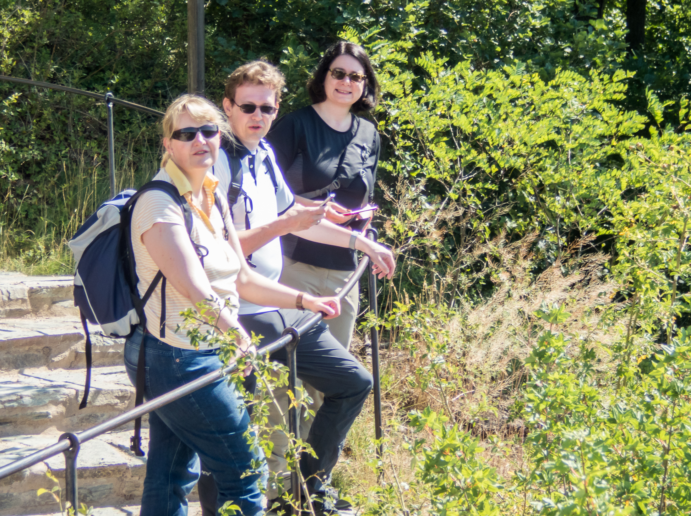 08.07.2017, Am Niederwald: Auf dem Weg zum Niederwalddenkmal