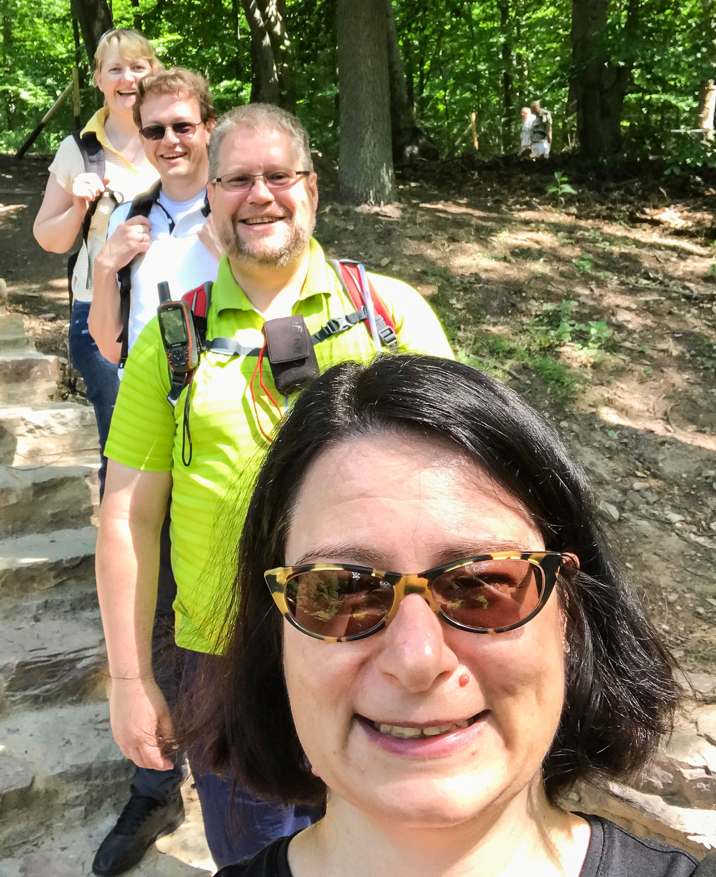 08.07.2017, Am Niederwald: Auf dem Weg zum Niederwalddenkmal