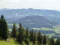 Panoramablick nach Österreich 26.08.2017