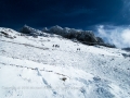 Karwendel Bergwelten mit Schnee