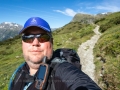 Auf dem Weg zur Neuen Heilbronner Hütte