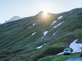 Impressionen im Umfeld der Neuen Heilbronner Hütte am frühen Morgen