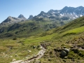 Die AHS im Verwall auf dem Weg von der Neuen Heilbronner Hütte zur Konstanzer Hütte