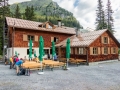 Aufbruch von der Konstanzer Hütte im Verwall