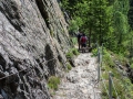 ASH auf dem Weg nach St. Anton am Arlberg durch die Rosannaschlucht