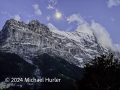 Nachtaufnahme der Eiger Nordwand