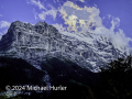 Nachtaufnahme der Eiger Nordwand