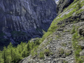 Von der Gletscherschlucht hinauf nach Bonera