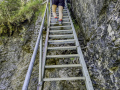 Von der Gletscherschlucht hinauf nach Bonera