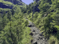 Von der Gletscherschlucht hinauf nach Bonera